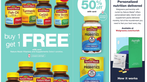 Walgreens Nurish by Nature Made Feature